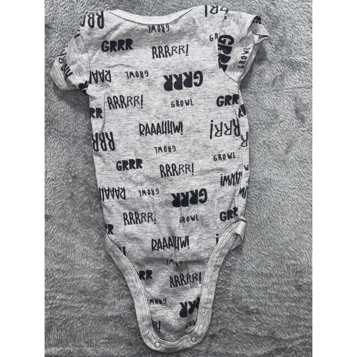 Baby Boy Navy Cream Rompers Lot 5 Pieces 0-3M, photo 8 of 19
