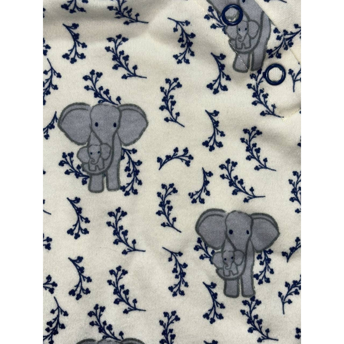 Baby Boy Navy Cream Rompers Lot 5 Pieces 0-3M, photo 10 of 19