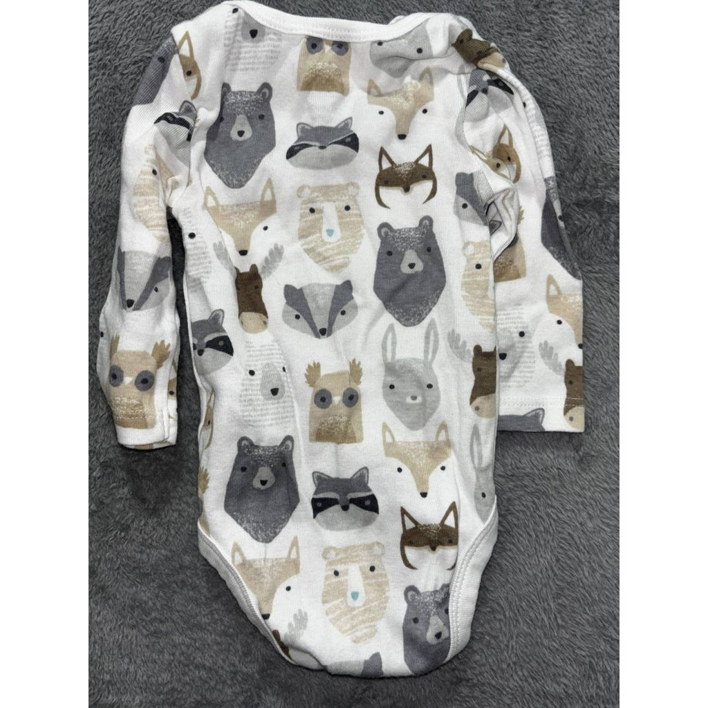 Baby Boy Navy Cream Rompers Lot 5 Pieces 0-3M, photo 19 of 19
