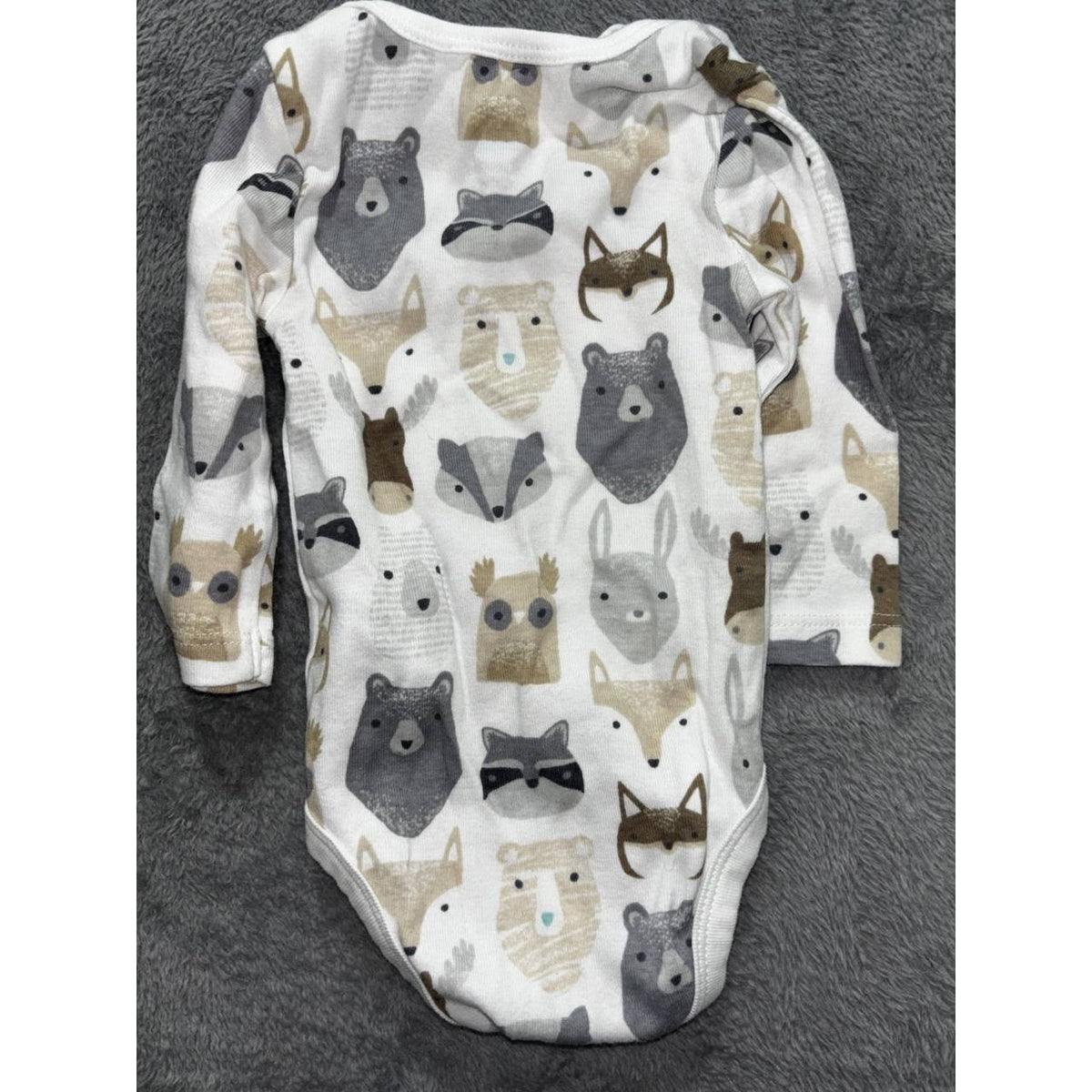 Baby Boy Navy Cream Rompers Lot 5 Pieces 0-3M, photo 19 of 19