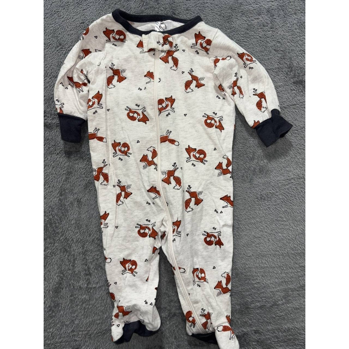 Baby Boy Tan Sleepers Bodysuits Lot 7 Pieces 0-3M, photo 2 of 21