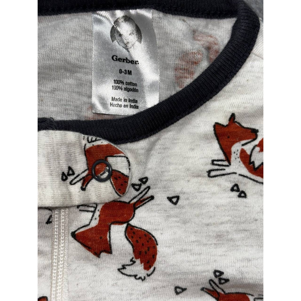 Baby Boy Tan Sleepers Bodysuits Lot 7 Pieces 0-3M, photo 3 of 21