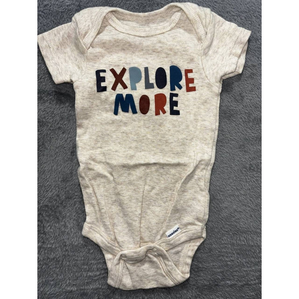 Baby Boy Tan Sleepers Bodysuits Lot 7 Pieces 0-3M, photo 11 of 21