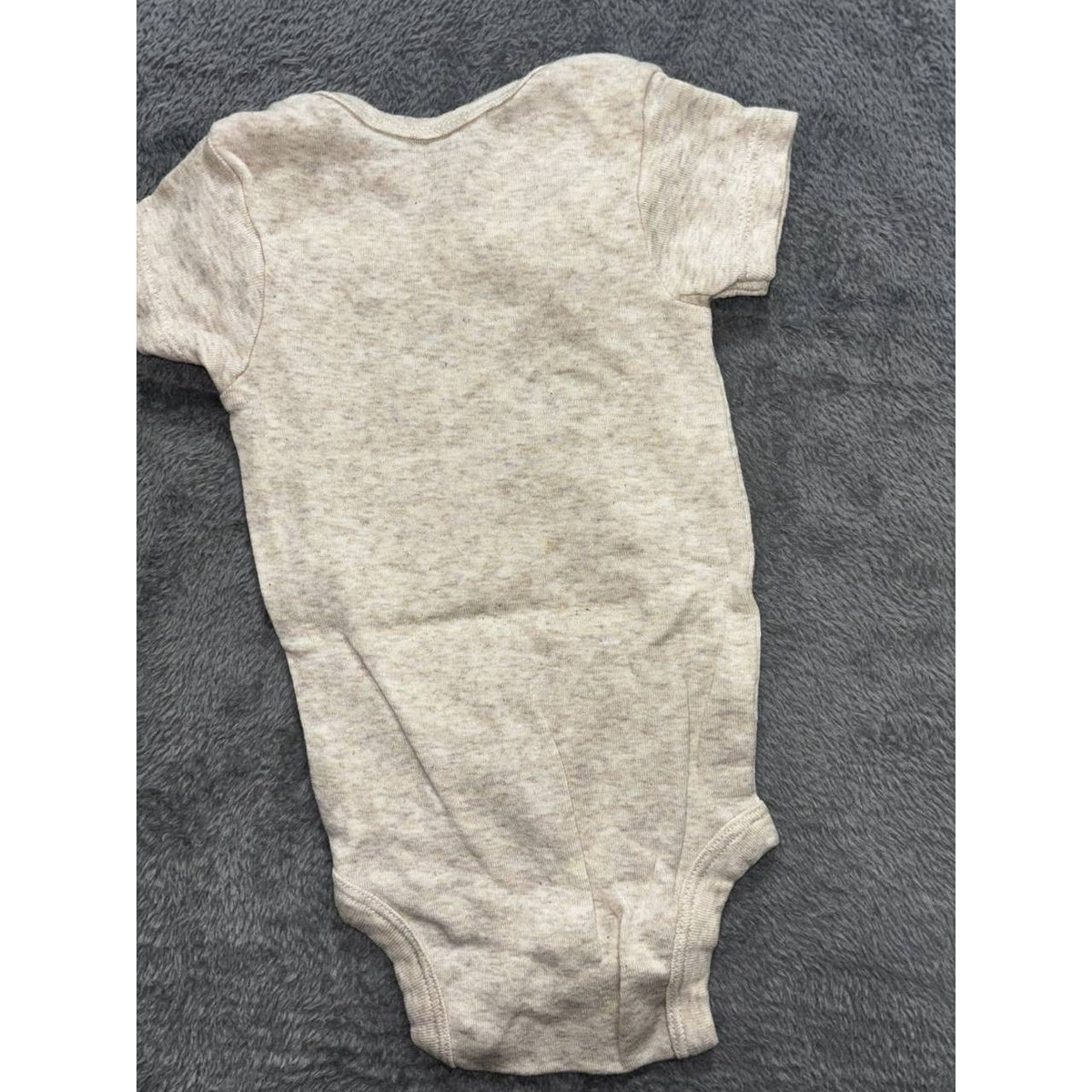 Baby Boy Tan Sleepers Bodysuits Lot 7 Pieces 0-3M, photo 13 of 21