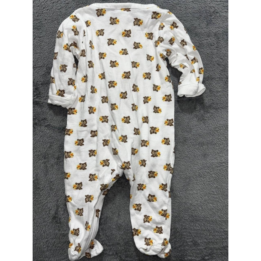 Baby Boy Tan Sleepers Bodysuits Lot 7 Pieces 0-3M, photo 18 of 21