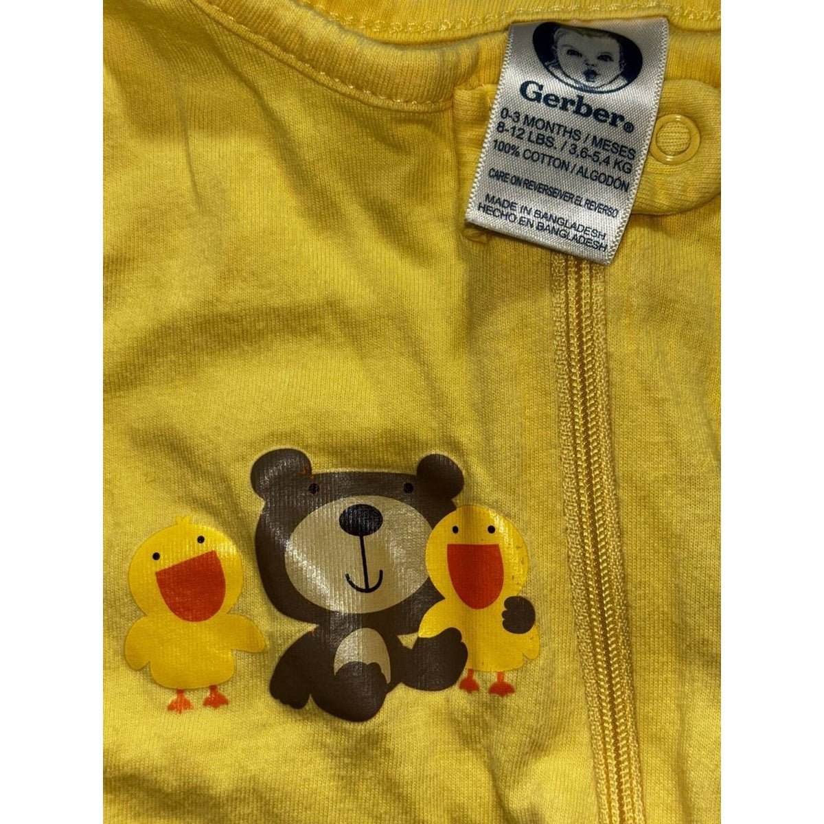 Baby Boy Tan Sleepers Bodysuits Lot 7 Pieces 0-3M, photo 20 of 21