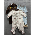 Baby Boy Brown Sleepers Jacket Lot 4 Pieces 3M