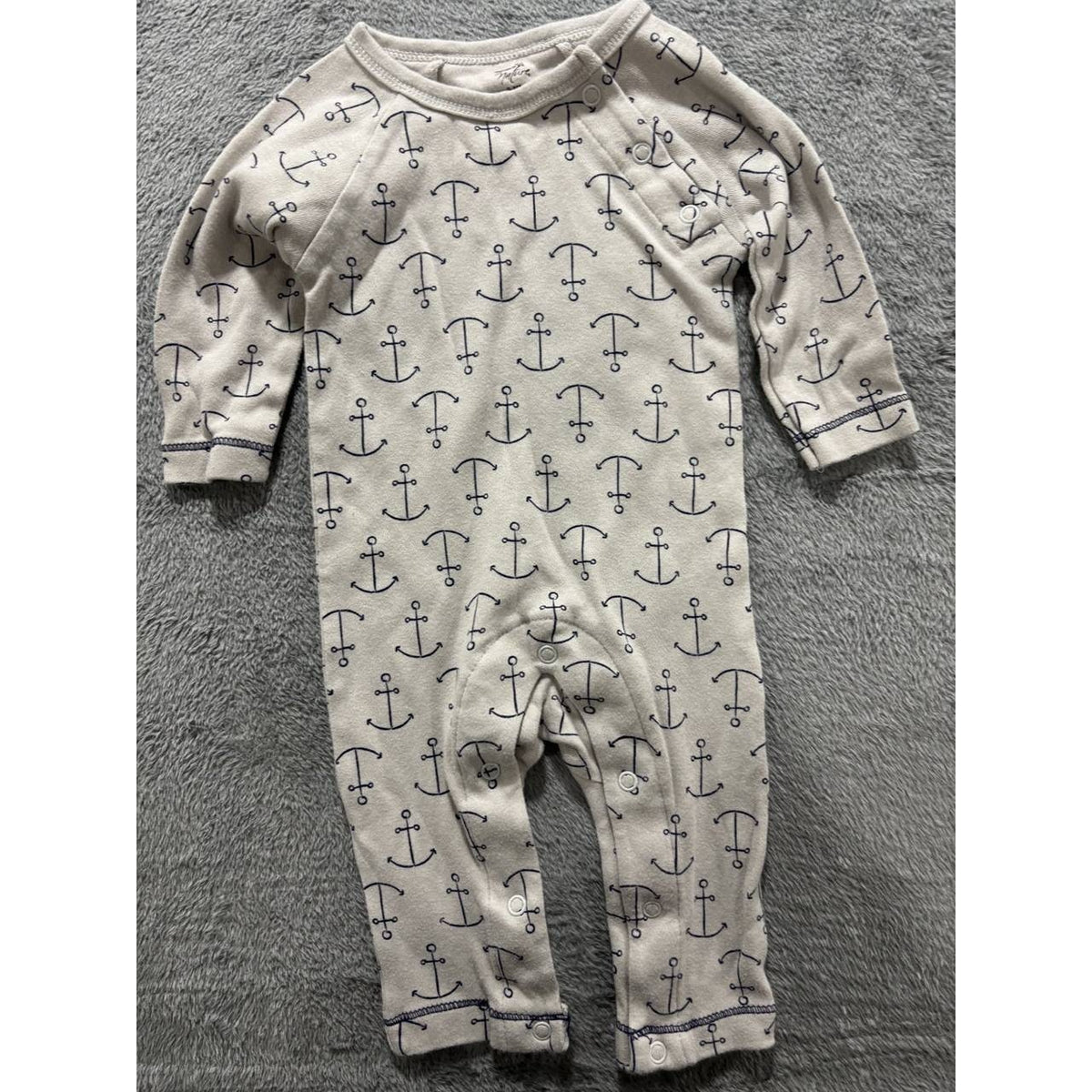 Touched by Nature Baby Boy Coveralls Lot 3 Pcs 0-3M, photo 6 of 13