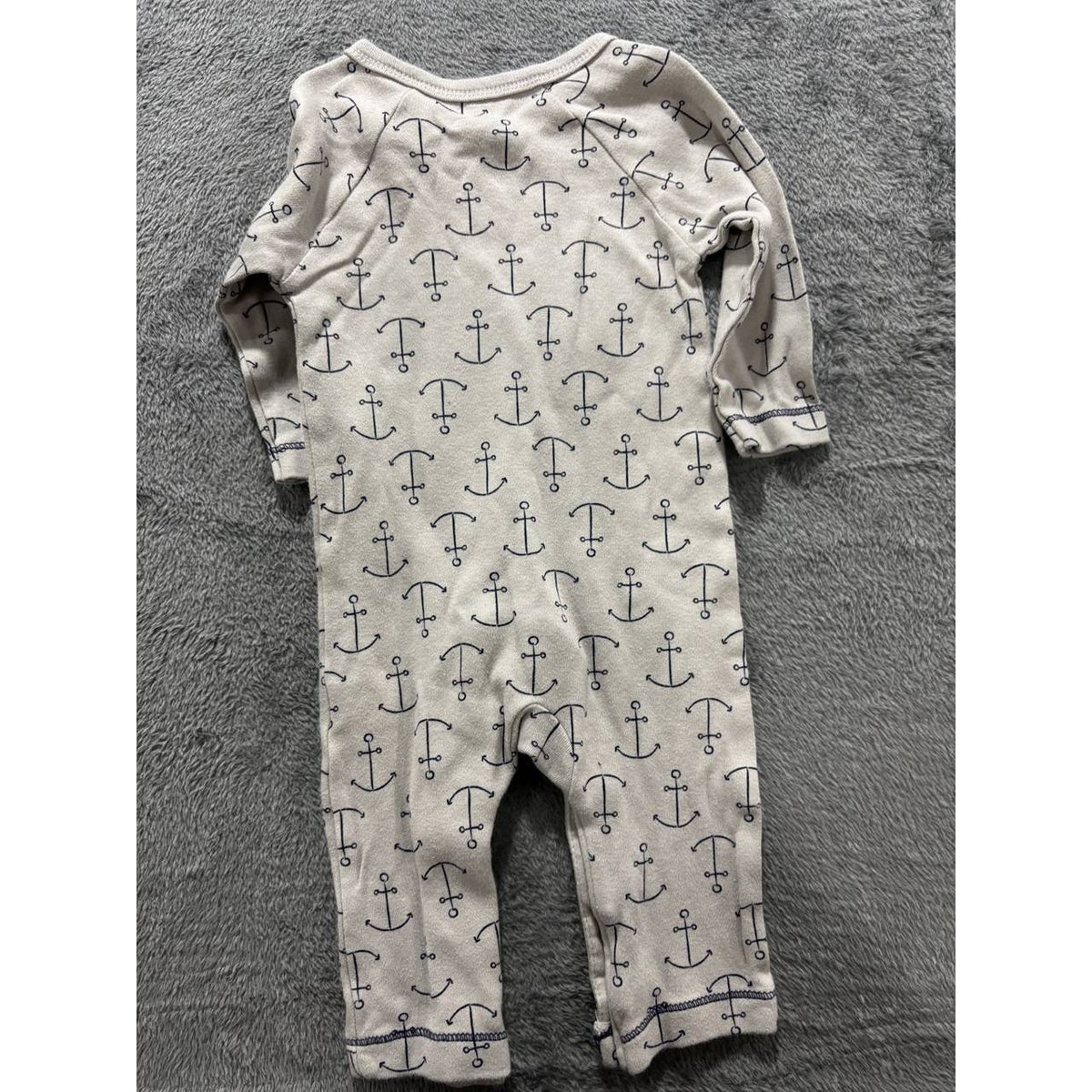 Touched by Nature Baby Boy Coveralls Lot 3 Pcs 0-3M, photo 9 of 13