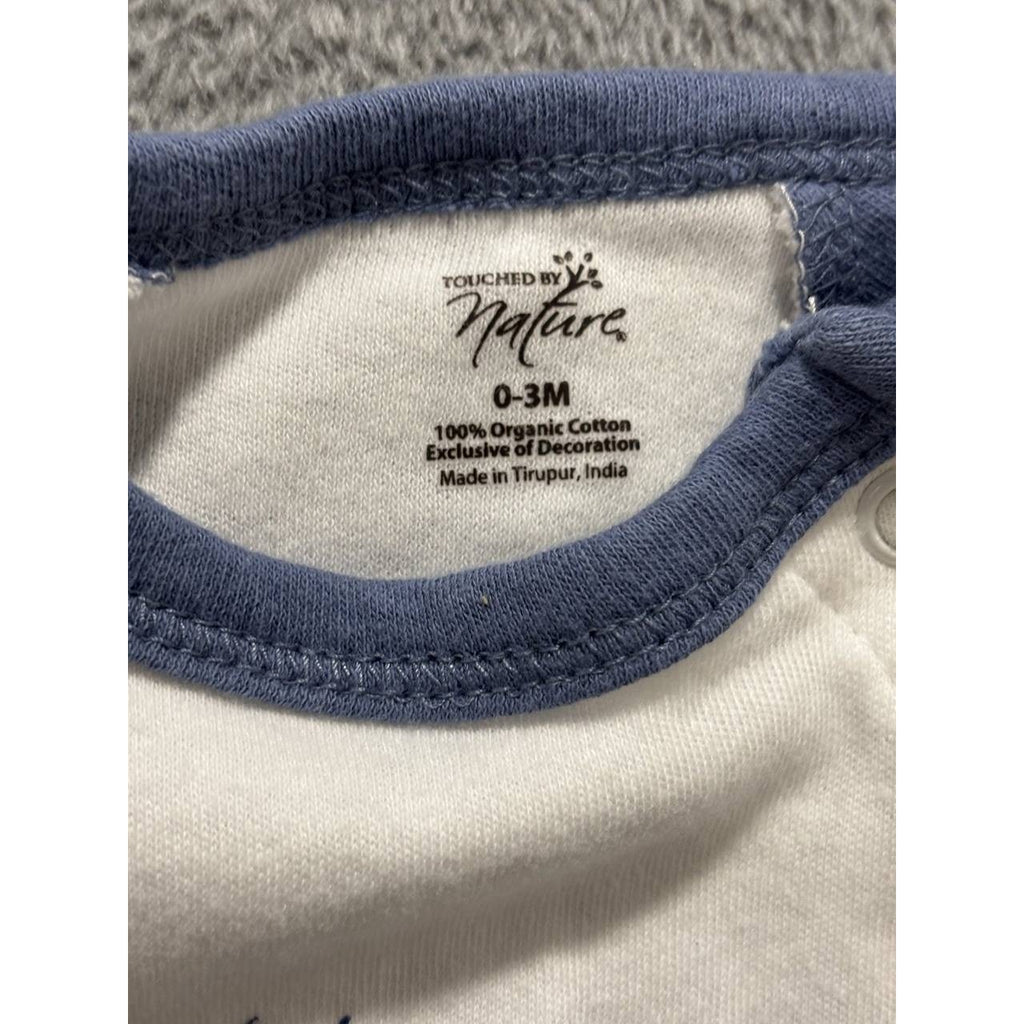 Touched by Nature Baby Boy Coveralls Lot 3 Pcs 0-3M, photo 12 of 13