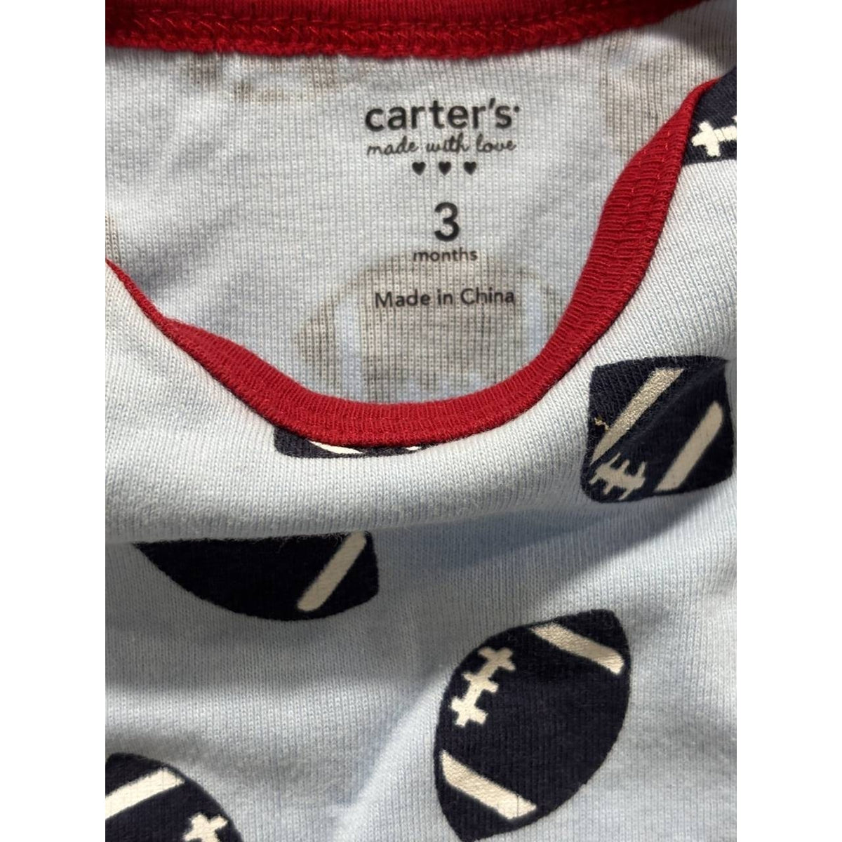 Carter's Baby Boy Blue Bodysuits Shorts Lot 4 Pcs 3M, photo 3 of 14