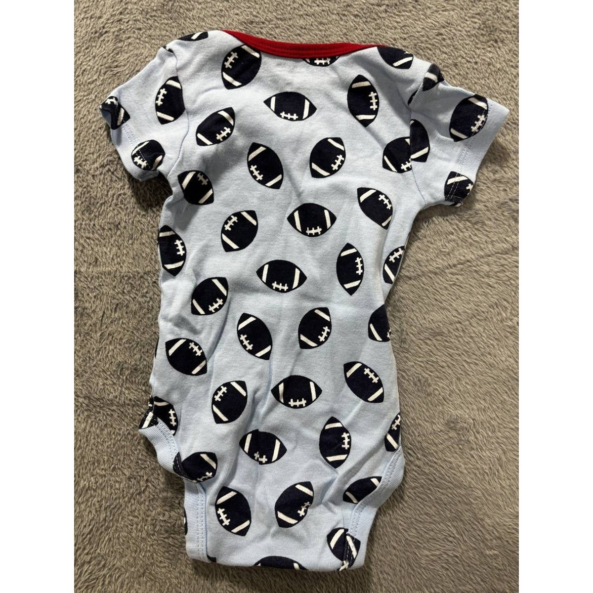 Carter's Baby Boy Blue Bodysuits Shorts Lot 4 Pcs 3M, photo 4 of 14