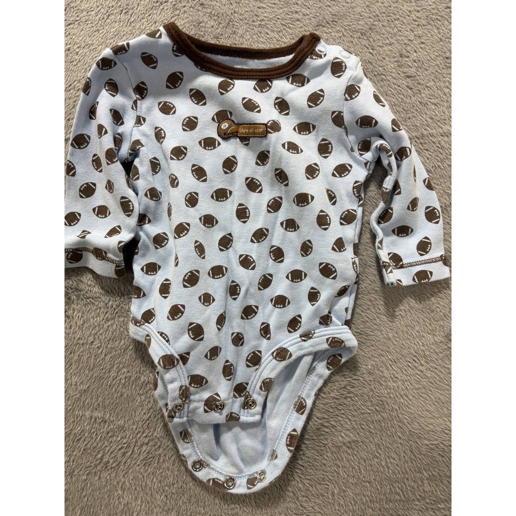 Carter's Baby Boy Blue Bodysuits Shorts Lot 4 Pcs 3M, photo 8 of 14