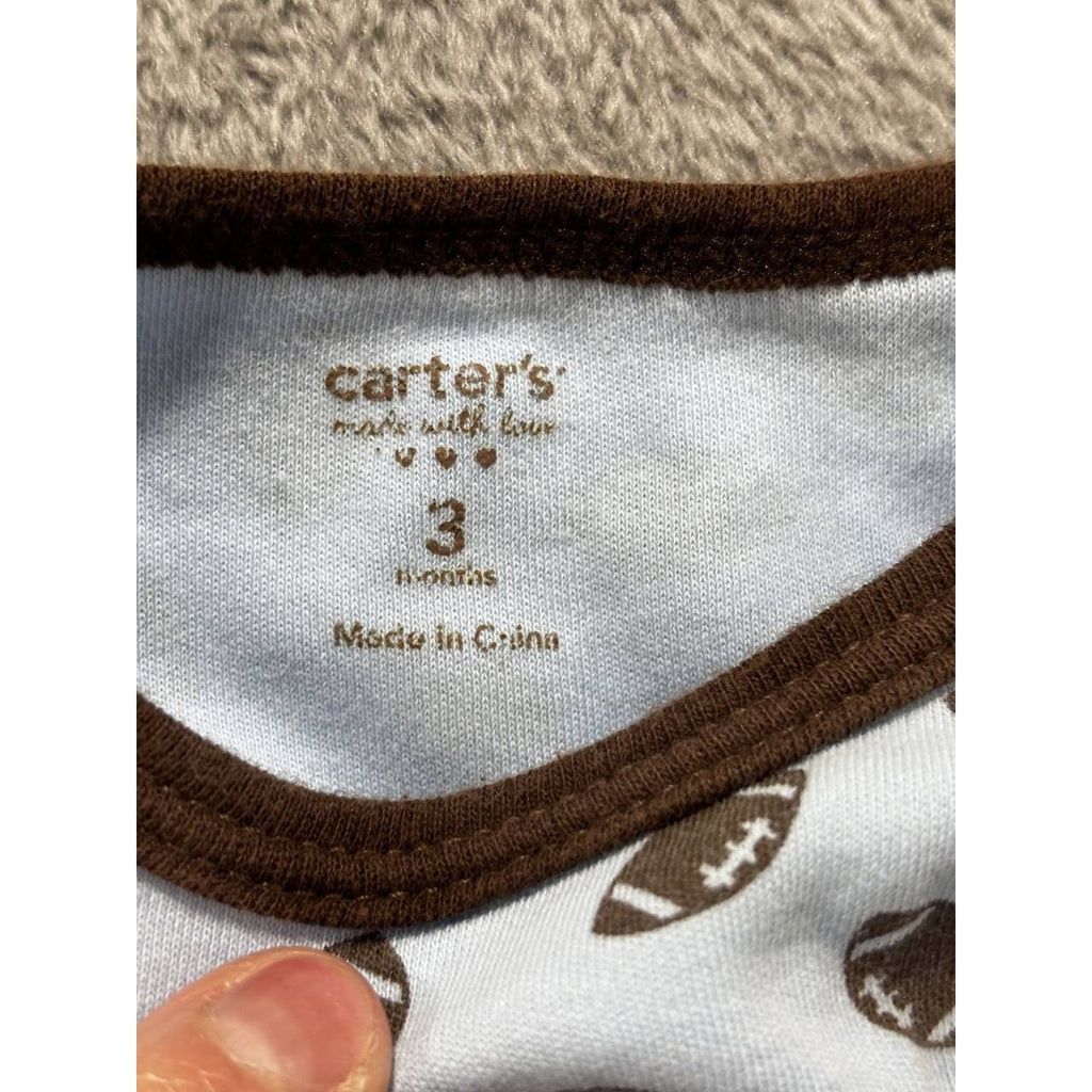 Carter's Baby Boy Blue Bodysuits Shorts Lot 4 Pcs 3M, photo 10 of 14