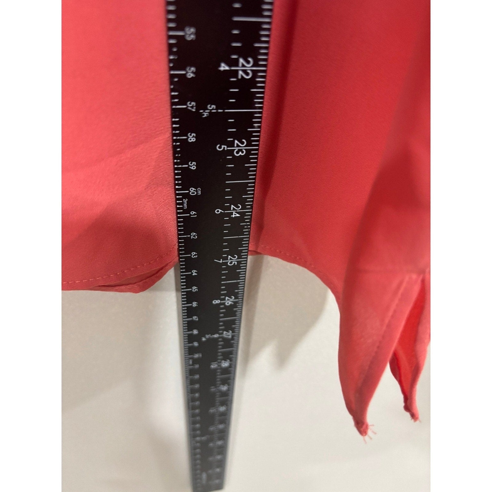 LOFT Outlet Coral Blouse Ruffle Sleeve Feminine Chic Top Small Coquette Office