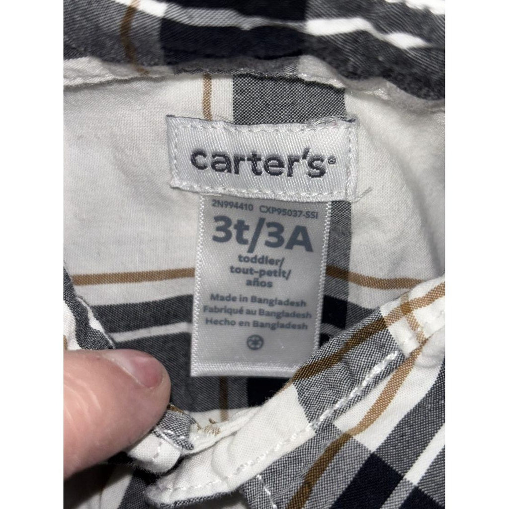 Toddler Boy Plaid Shirts & Hoodie Lot 3 Pieces 3T, photo 9 of 15