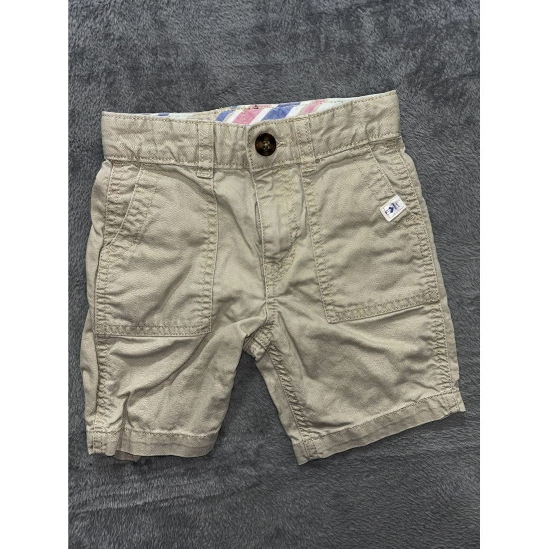 Toddler Boy Khaki Shorts Vest Henley Lot 4 Pieces 3T, photo 2 of 19
