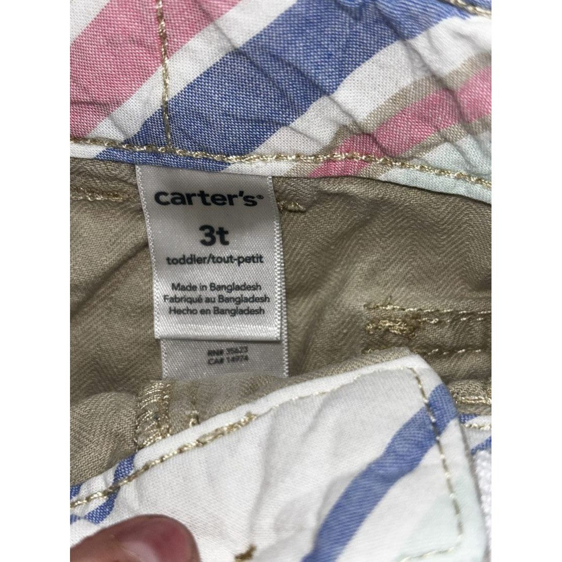 Toddler Boy Khaki Shorts Vest Henley Lot 4 Pieces 3T, photo 4 of 19