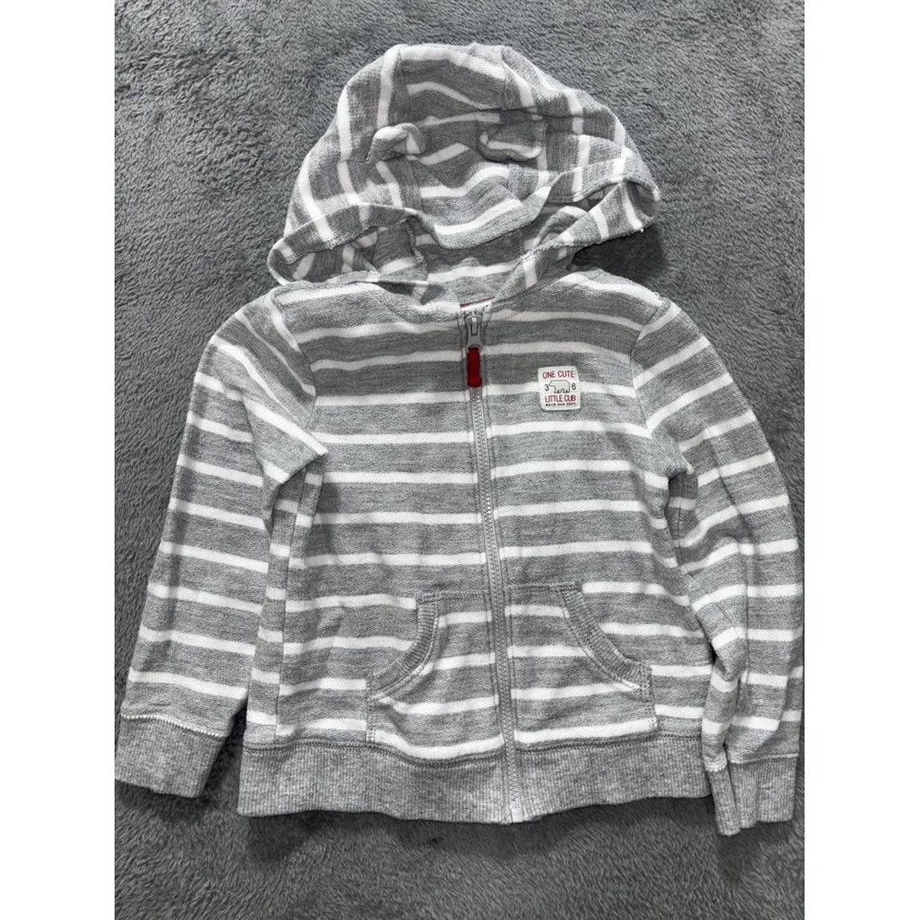 Carter's Baby Gray Hoodie Bodysuit Lot 4 Pieces 24M, photo 2 of 19