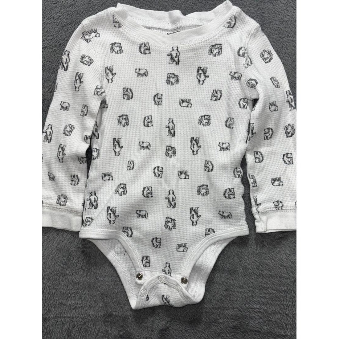 Carter's Baby Gray Hoodie Bodysuit Lot 4 Pieces 24M, photo 7 of 19