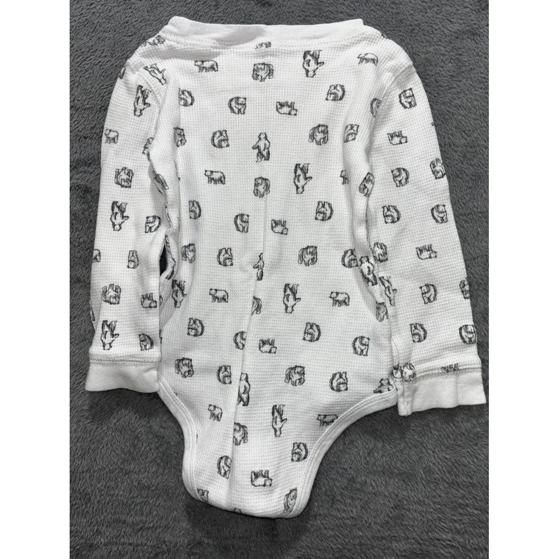 Carter's Baby Gray Hoodie Bodysuit Lot 4 Pieces 24M, photo 10 of 19