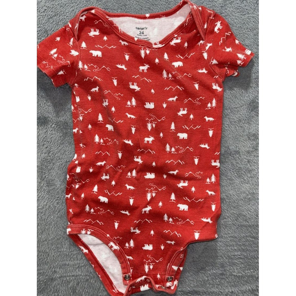 Carter's Baby Gray Hoodie Bodysuit Lot 4 Pieces 24M, photo 12 of 19