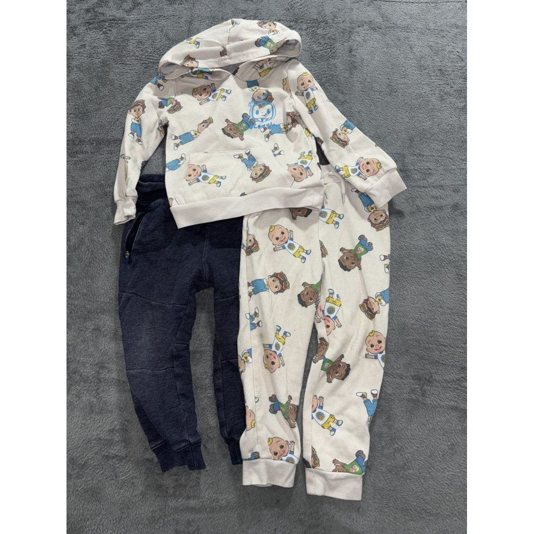 Toddler Boy CoComelon Hoodie Joggers Lot 3 Pieces 3T