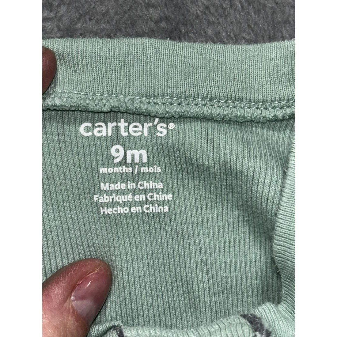 Carter's Baby Boy Sleepers Bodysuit Lot 5 Pieces 9M, photo 8 of 17