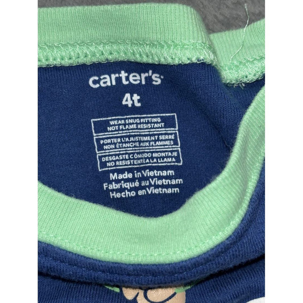 Carter's Toddler Boy Gray Pajama Lot 5 Pieces 4T, photo 4 of 13