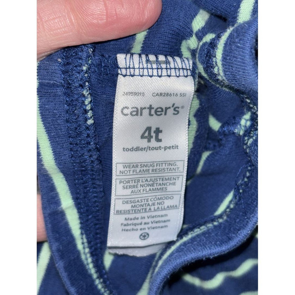 Carter's Toddler Boy Gray Pajama Lot 5 Pieces 4T, photo 5 of 13