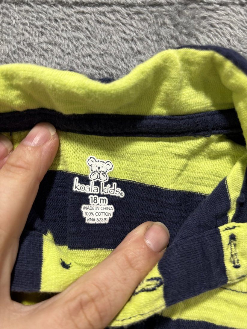 Baby Boy Lime Polo & Denim Shorts Lot 4 Pieces 18M, photo 7 of 9
