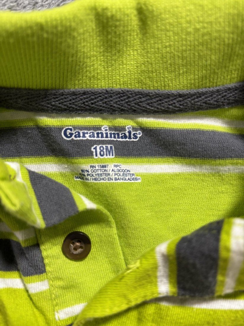 Baby Boy Lime Polo & Denim Shorts Lot 4 Pieces 18M, photo 9 of 9