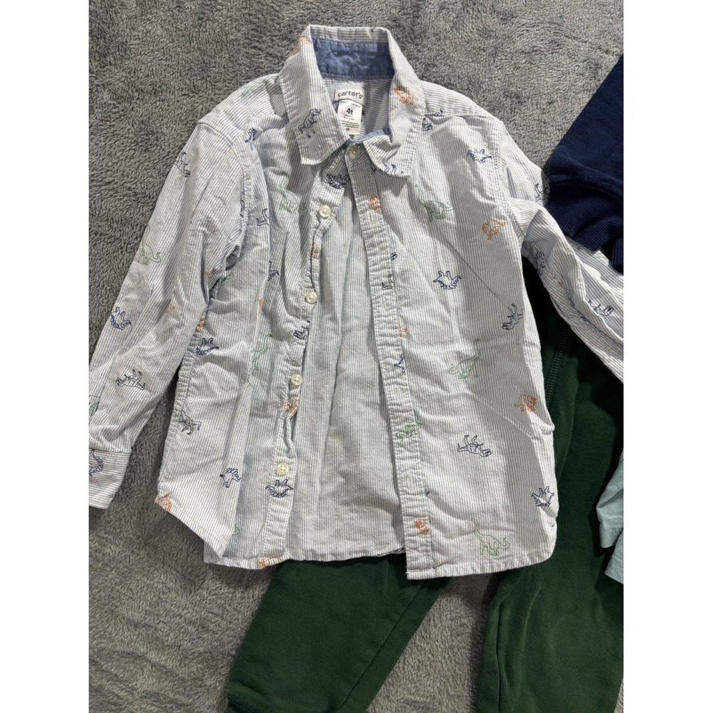 Toddler Boy Monster Hoodie & Shirts Lot 5 Pieces 4T, photo 4 of 11