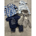 Toddler Boy Hoodies & Jeans Lot 5 Pieces 4T
