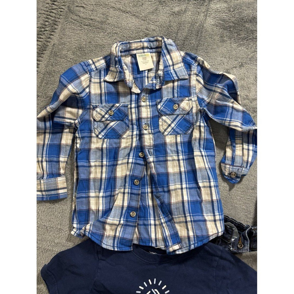 Toddler Boy Hoodies & Jeans Lot 5 Pieces 4T, photo 2 of 11
