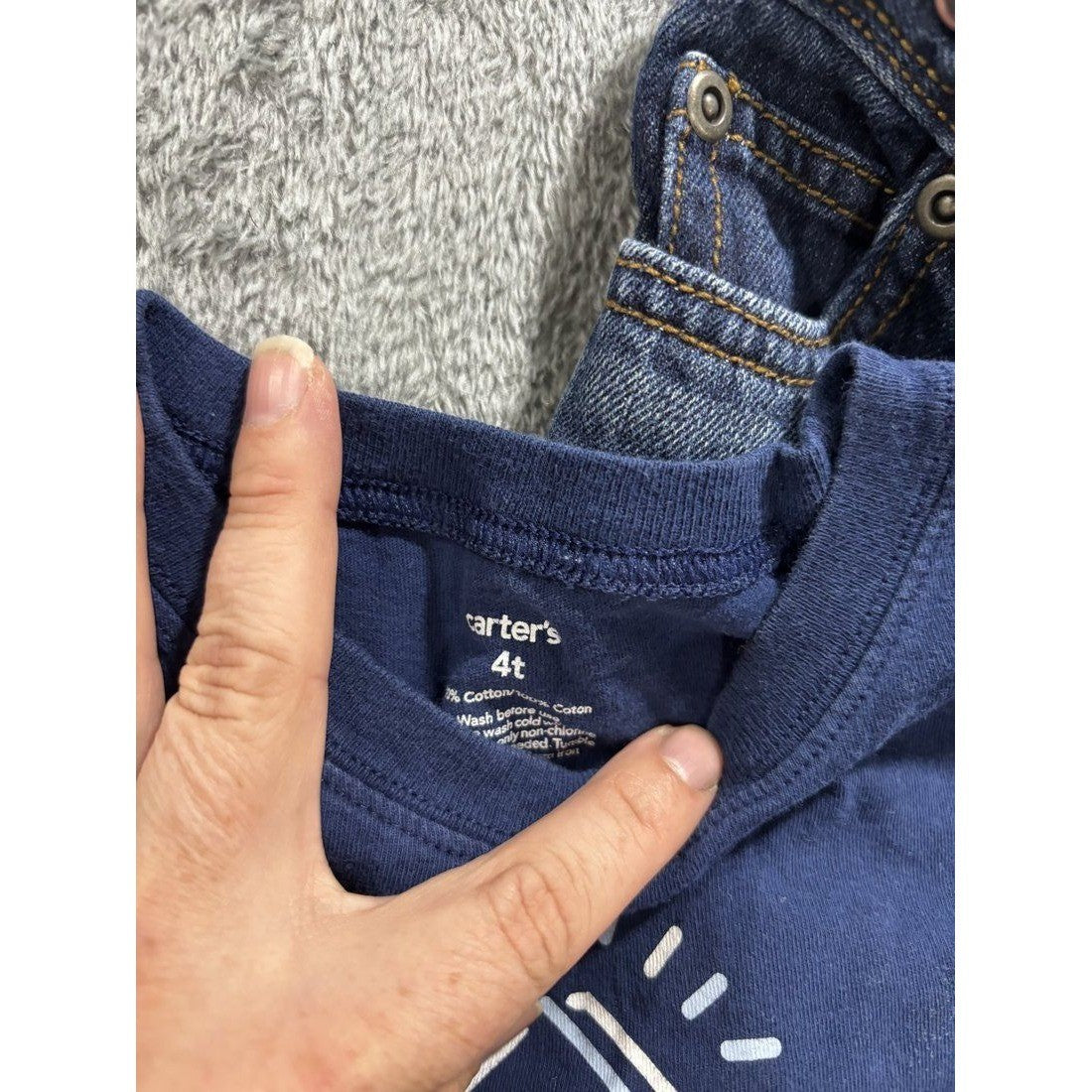 Toddler Boy Hoodies & Jeans Lot 5 Pieces 4T, photo 5 of 11