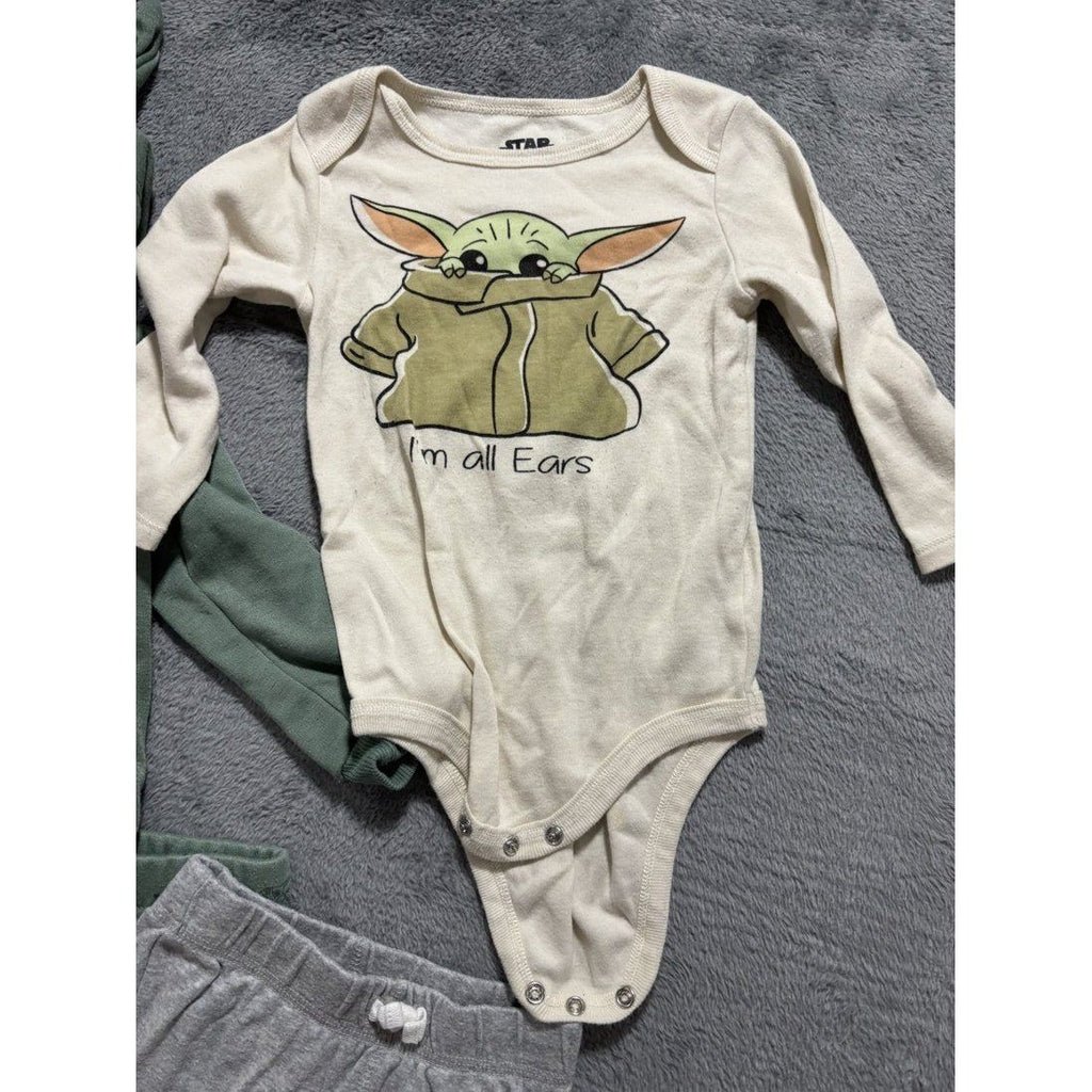 Baby Boy Sage Green Hoodie Outfit Lot 6 Pieces 18M, photo 4 of 14