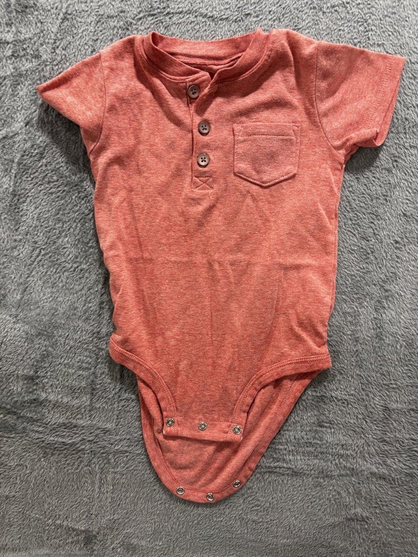 Carter's Baby Boy Blue Bodysuits Lot 6 Pieces 24M, photo 8 of 13