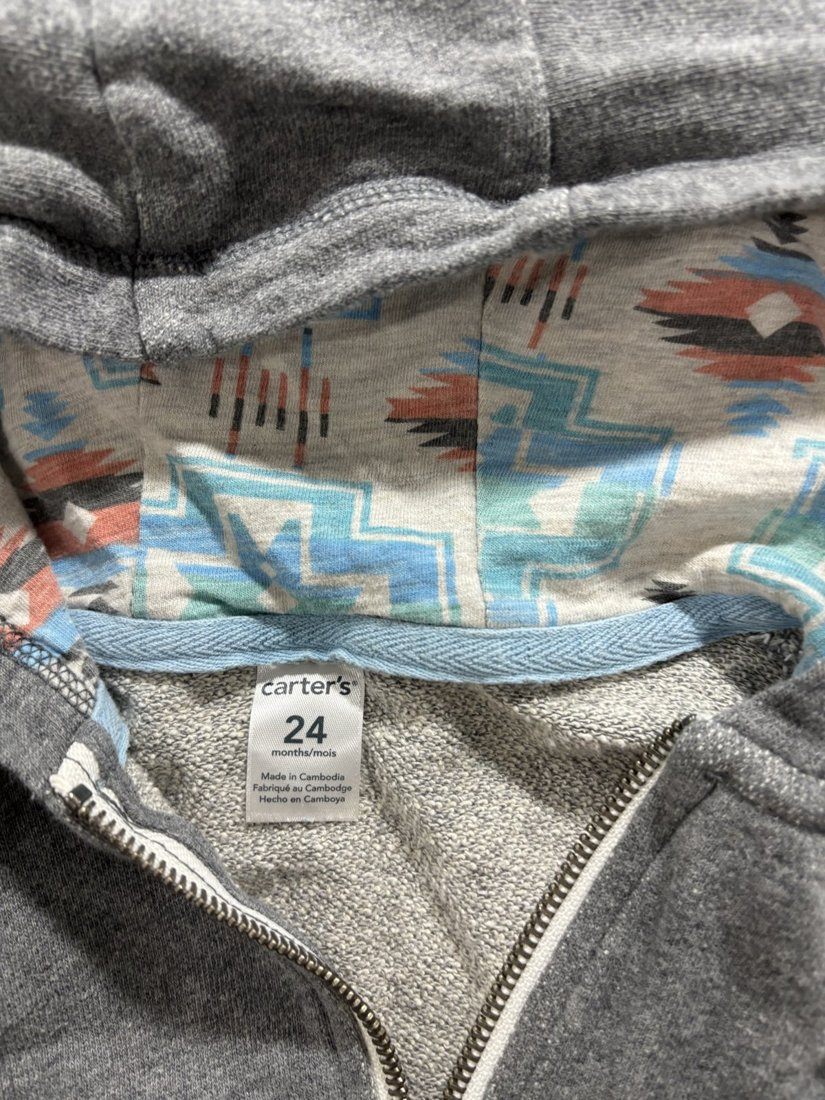 Carter's Baby Boy Blue Bodysuits Lot 6 Pieces 24M, photo 13 of 13