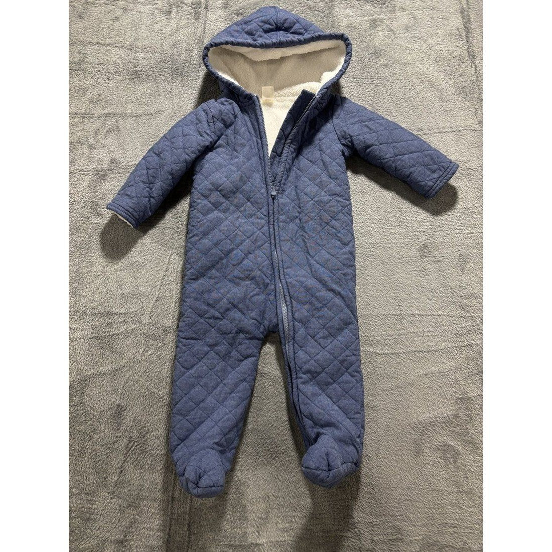 OshKosh B'gosh Baby Boy Blue Quilted Bunting 18M