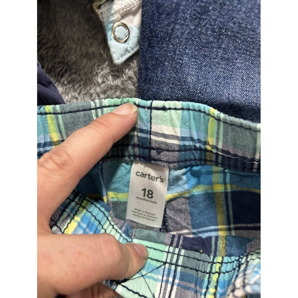 Carter's Baby Boy Mint Polo & Shorts Lot 5 Pcs 18M, photo 3 of 11