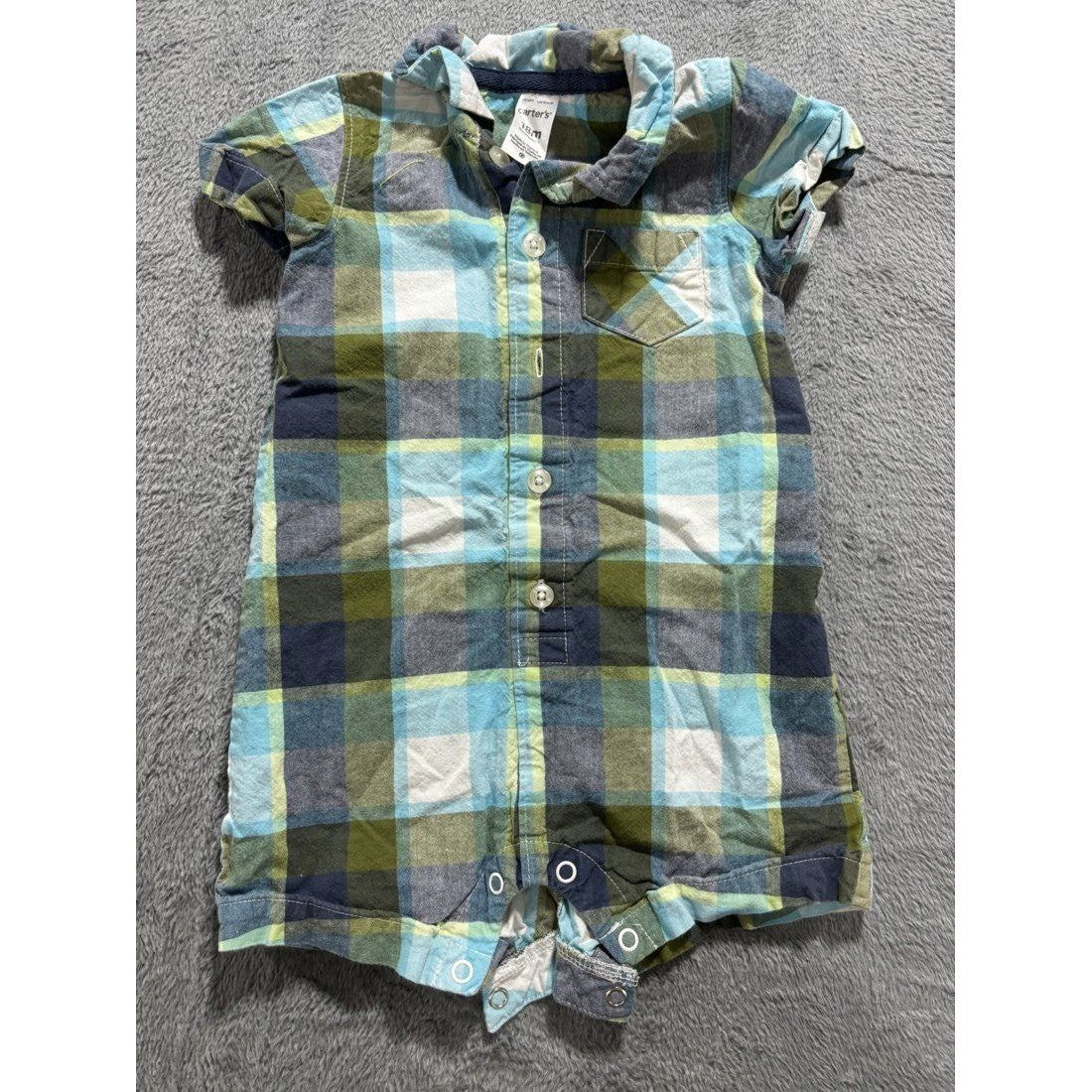 Carter's Baby Boy Mint Polo & Shorts Lot 5 Pcs 18M, photo 10 of 11