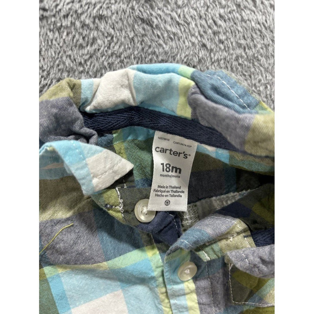 Carter's Baby Boy Mint Polo & Shorts Lot 5 Pcs 18M, photo 11 of 11