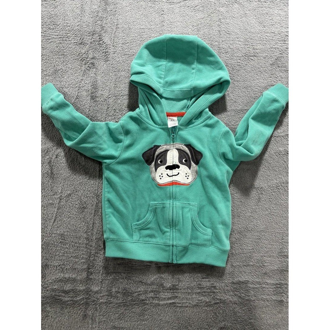 Carter's Baby Boy Teal Hoodie Outfit Lot 5 Pcs 24M, photo 11 of 12