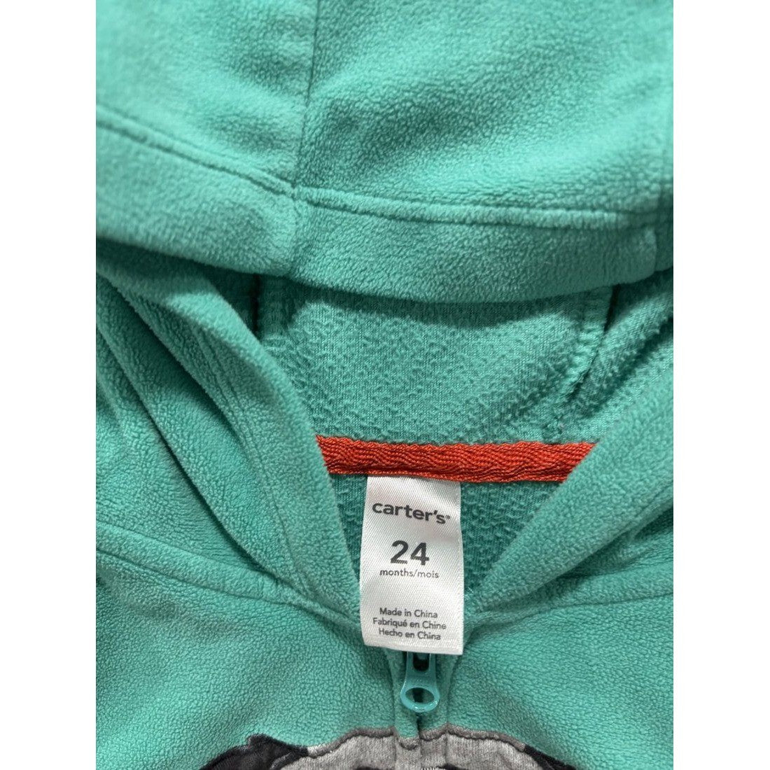Carter's Baby Boy Teal Hoodie Outfit Lot 5 Pcs 24M, photo 12 of 12