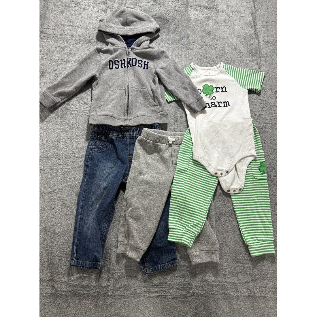 Baby Boy St Patrick's Day Outfit Lot 5 Pieces 24M