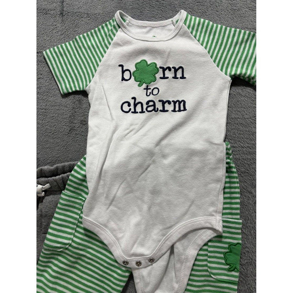 Baby Boy St Patrick's Day Outfit Lot 5 Pieces 24M, photo 4 of 11