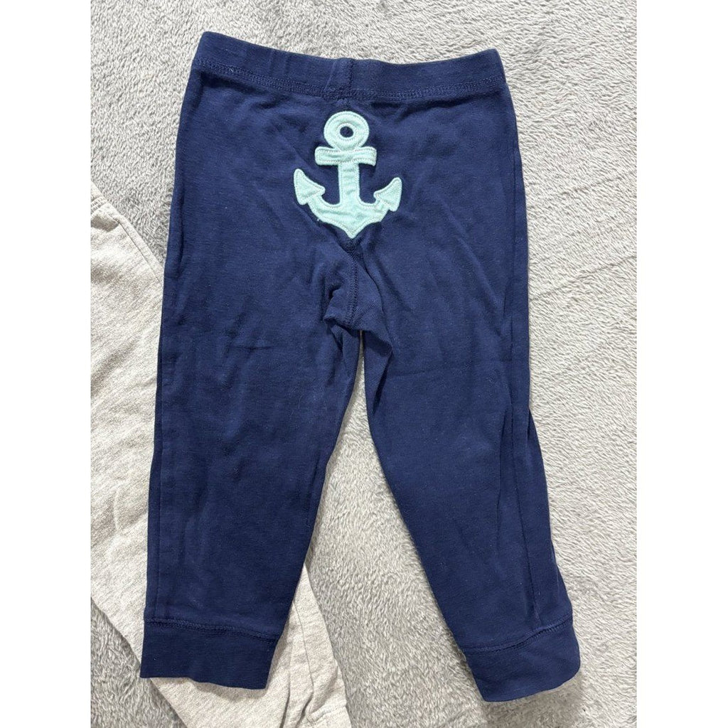 Baby Boy Blue Bodysuits & Pants Lot 5 Pieces 24M, photo 8 of 11