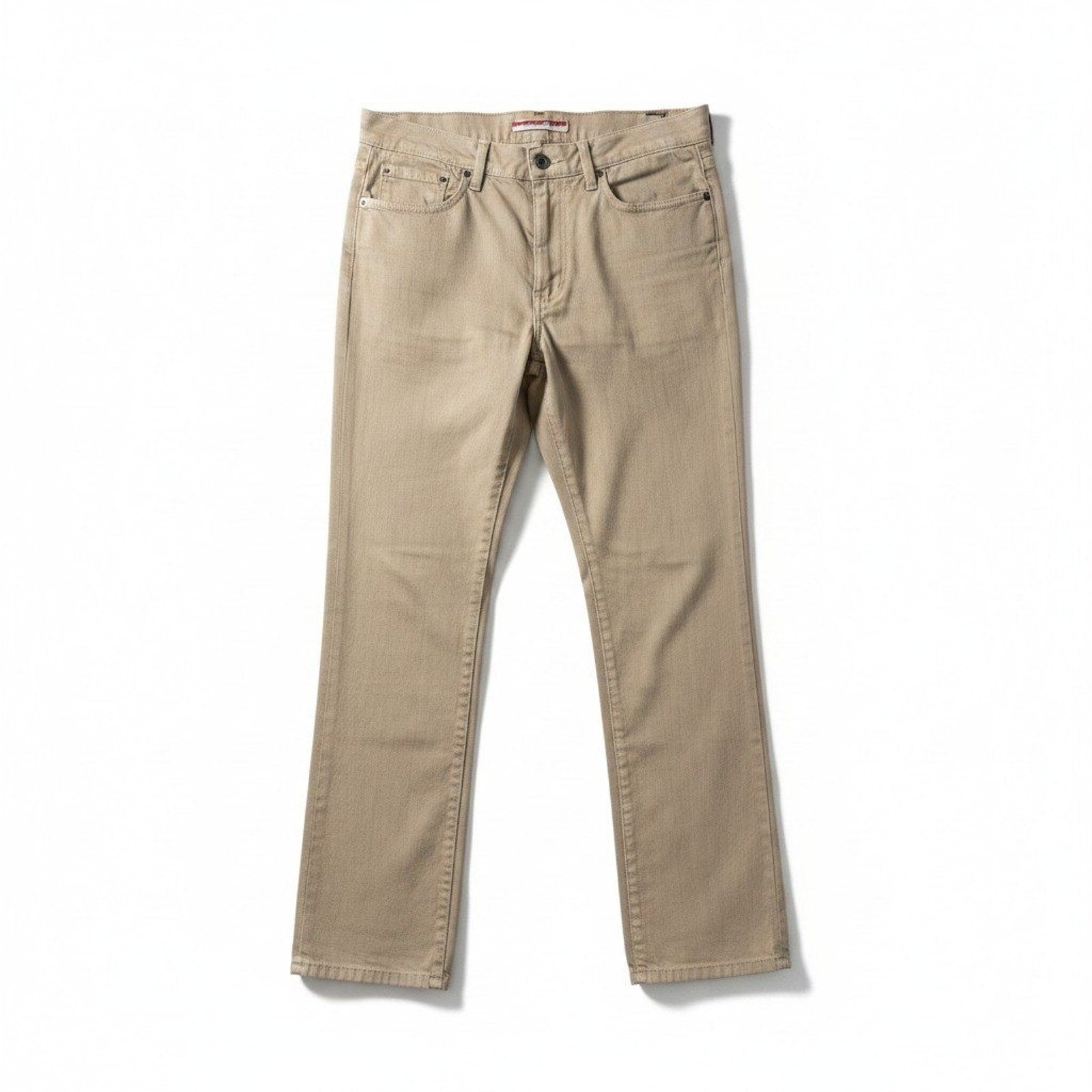 Tommy Hilfiger 36/32 Tan Chino Jeans Mens Preppy Vintage Casual Straight Pants