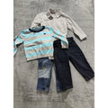 Baby Boy Sweater & Jeans Outfit Lot 4 Pieces 24M